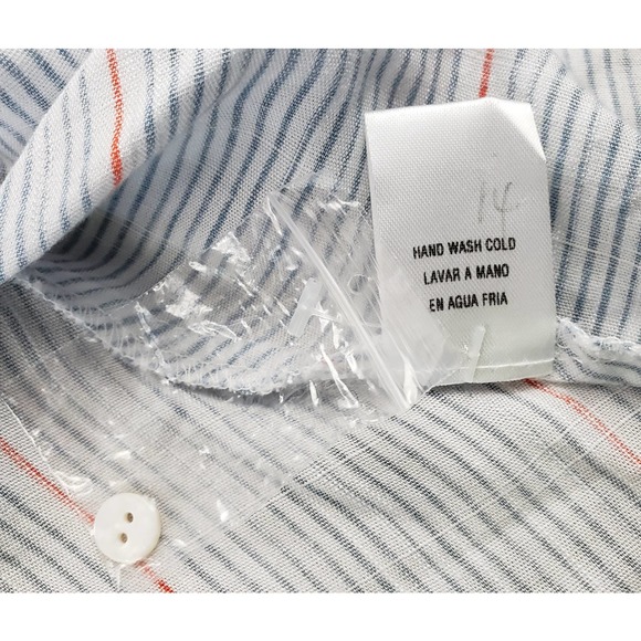 Ellison Women's Striped Sleeveless Blouse ~ Size Medium ~ NWT / New with Tags - Picture 11 of 11